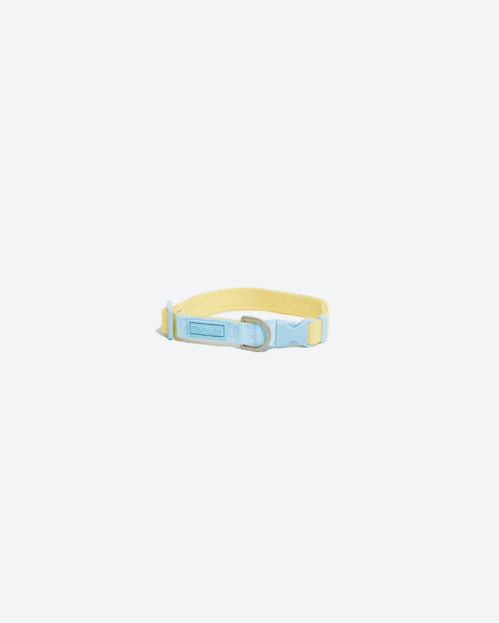 Prynwan Two Tone Quick Release Collar Yellow Blue