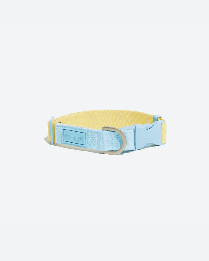Prynwan Two Tone Quick Release Collar Yellow Blue