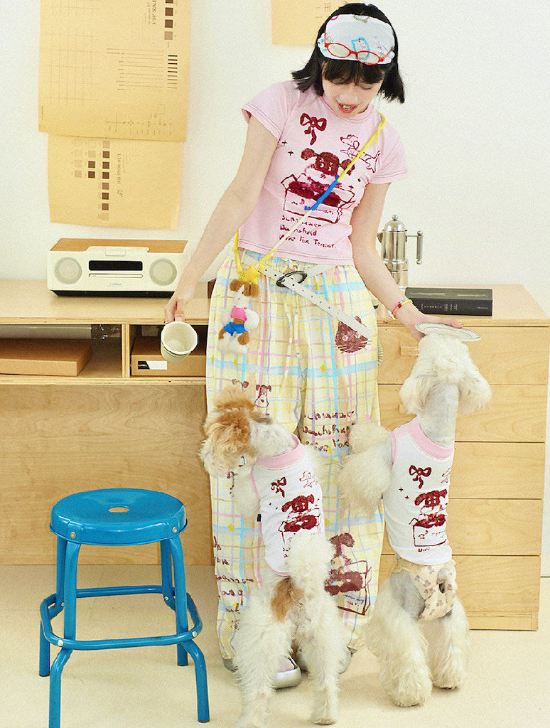 Puppy Surprise Matching Pet and Owner Tee Shirts
