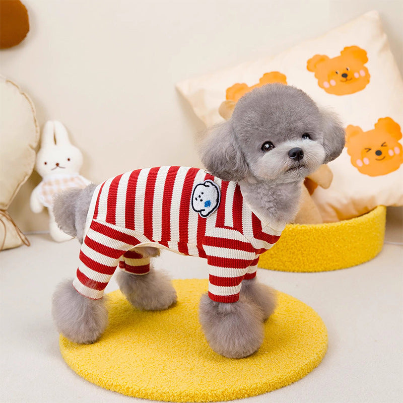 Striped Pet Pajamas