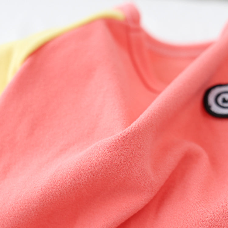 Close-up of a LightCoral fabric on a white background