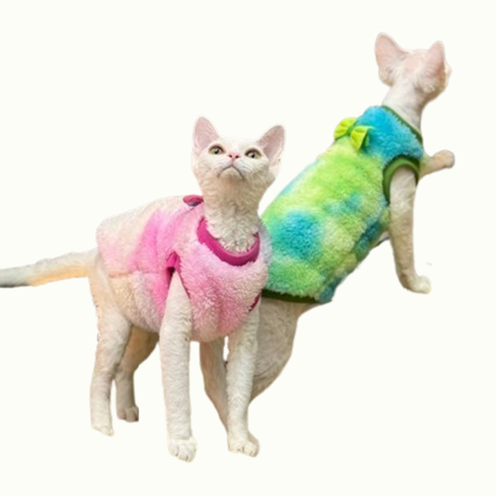 Tie Dye Sphynx Cat Sweaters