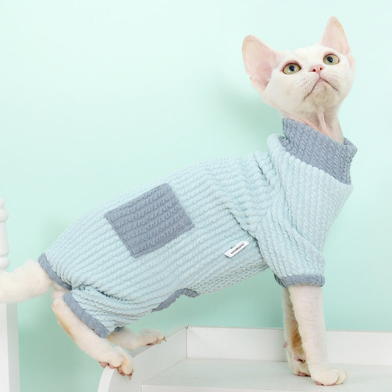 Danish Rib Sphynx Cat Onesies Pajamas