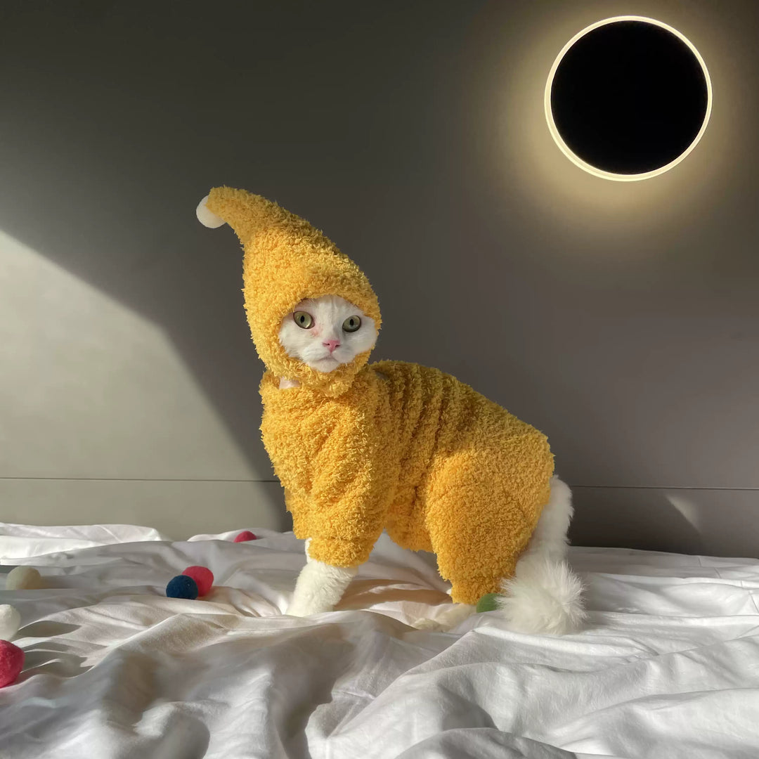 Sphynx Cat Onesies With Hat