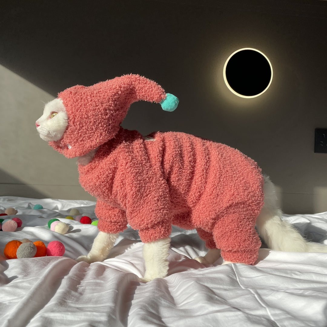 Sphynx Cat Onesies With Hat