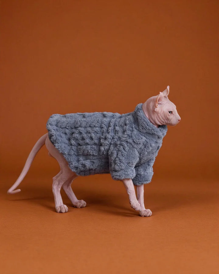 Sphynx Cat Taffeta Fleece Winter Warm Cat Sweater
