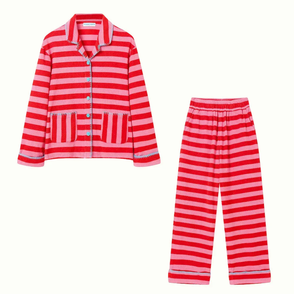 Strawberry Milk Pet and Owner Matching Pajamas