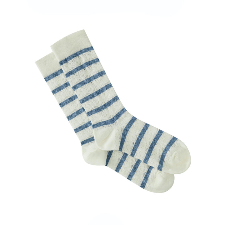Laced Stripy Matching Pet Tee and Owner Socks