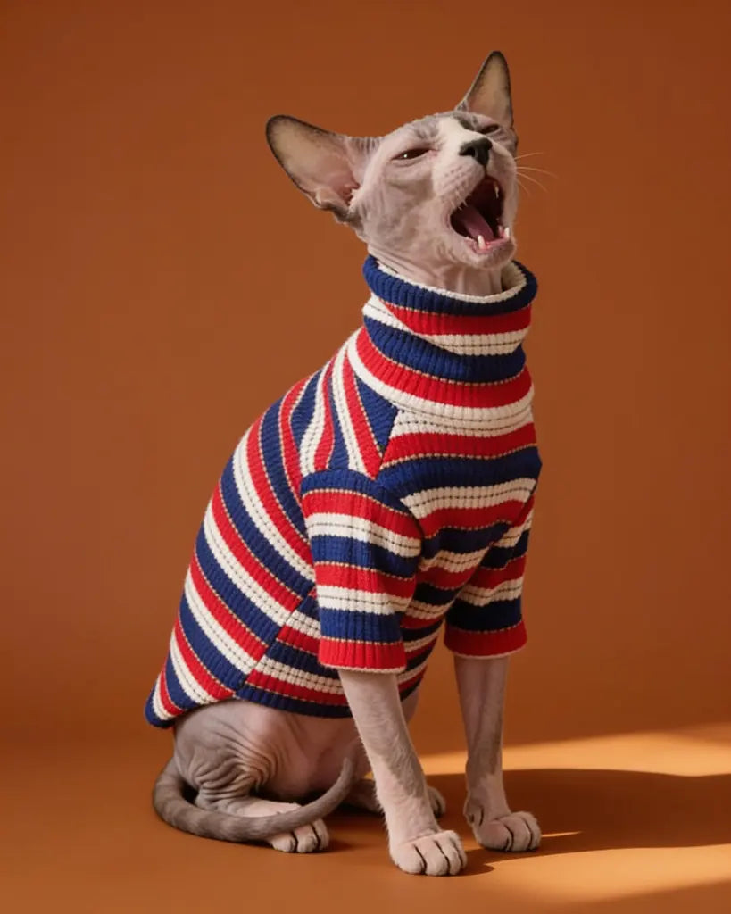 stripes-turtleneck-sphynx-cat-sweaters-03 - CityBear