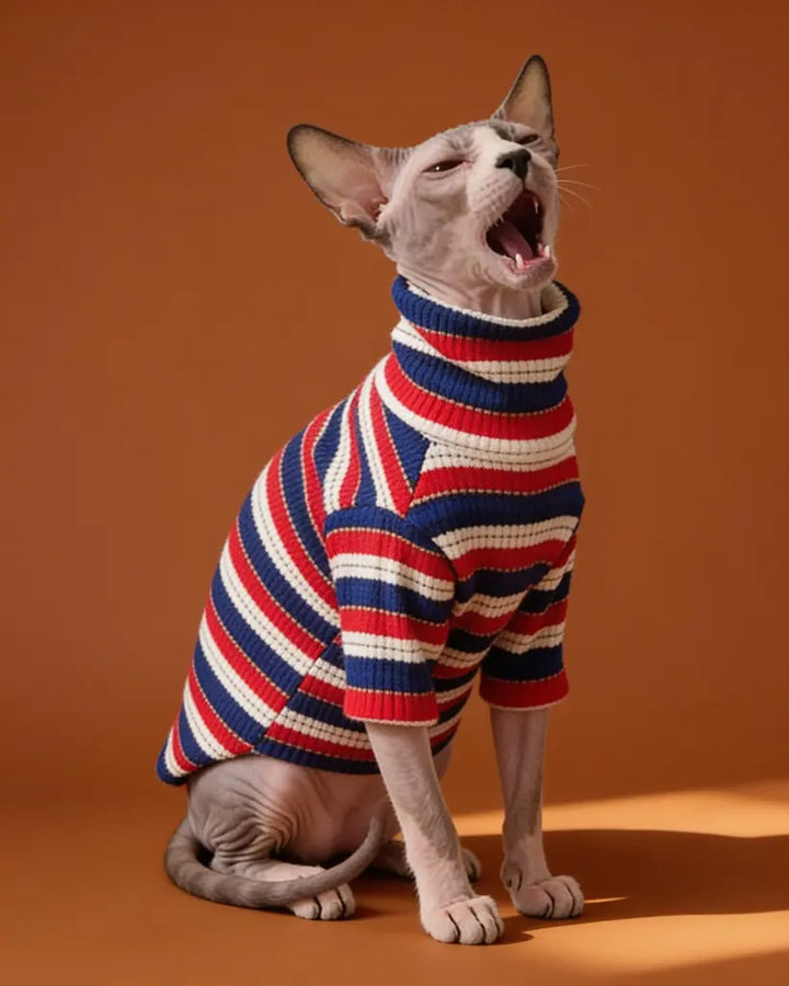 stripes-turtleneck-sphynx-cat-sweaters-03 - CityBear