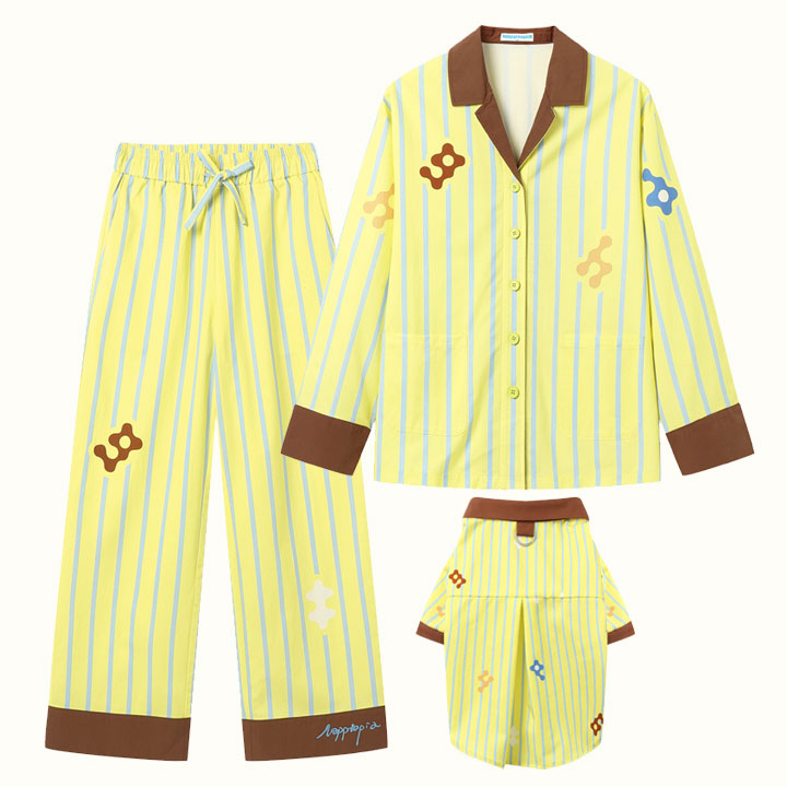 Sunny Mod Dot Pet and Owner Matching Pajamas