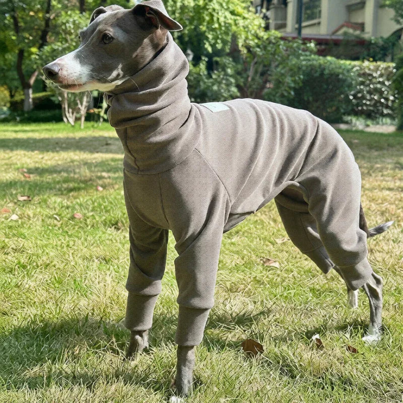 Semi Elastic Soft Warm Full-Body Onesie for Sighthounds