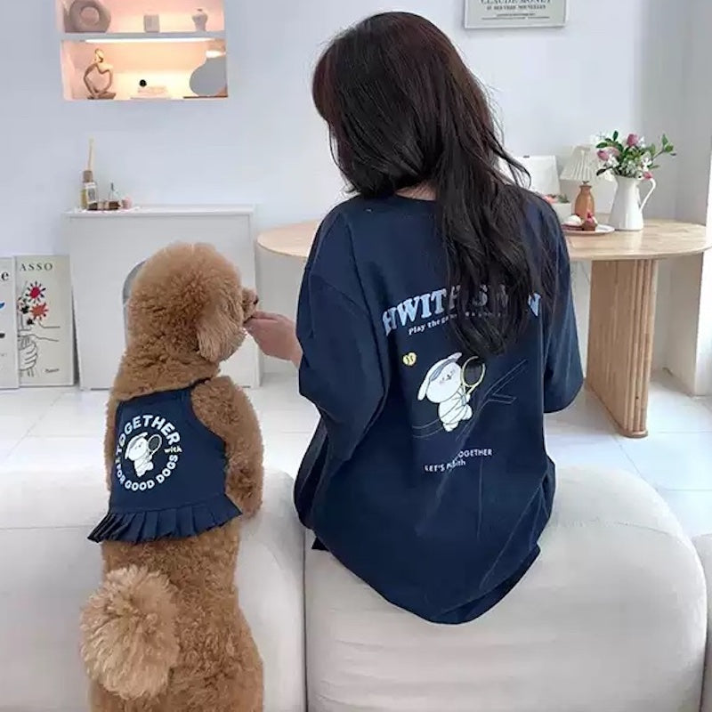Swing Together Dog and Owner Matching Tee Shirts