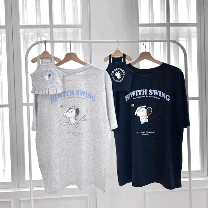 Swing Together Dog and Owner Matching Tee Shirts