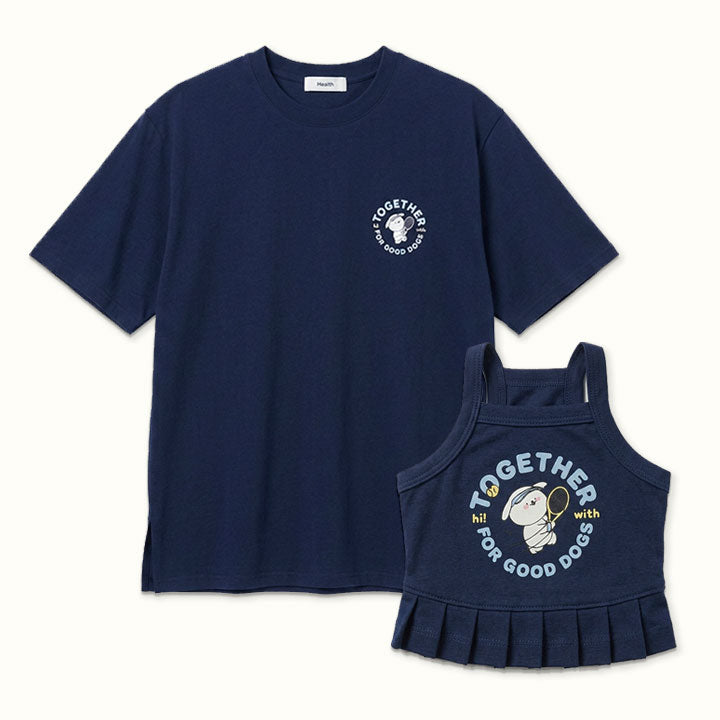 Swing Together Dog and Owner Matching Tee Shirts