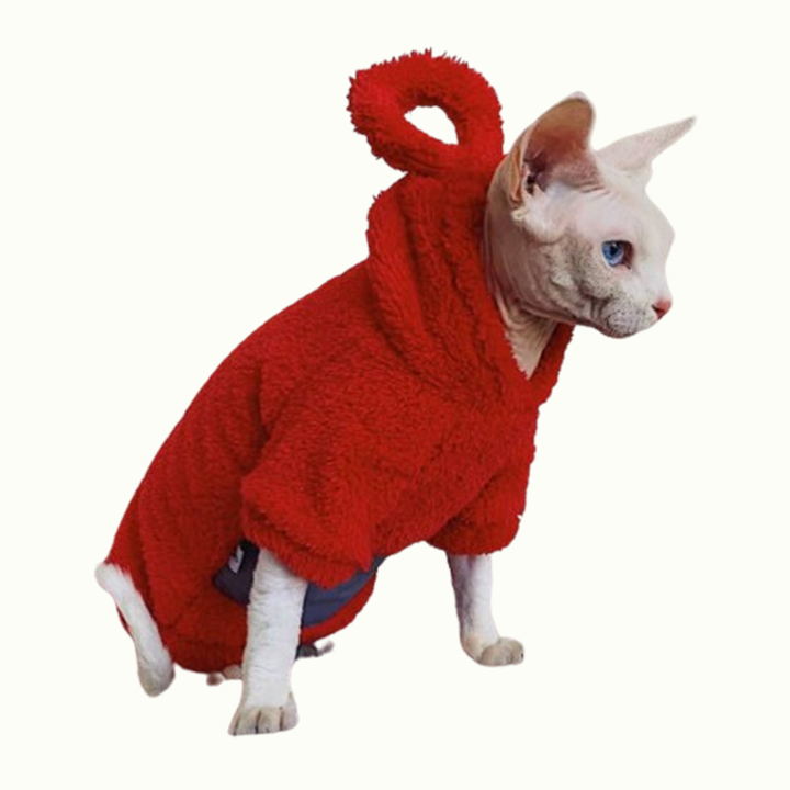 Teletubbies Hoodies Sphynx Cat Costumes