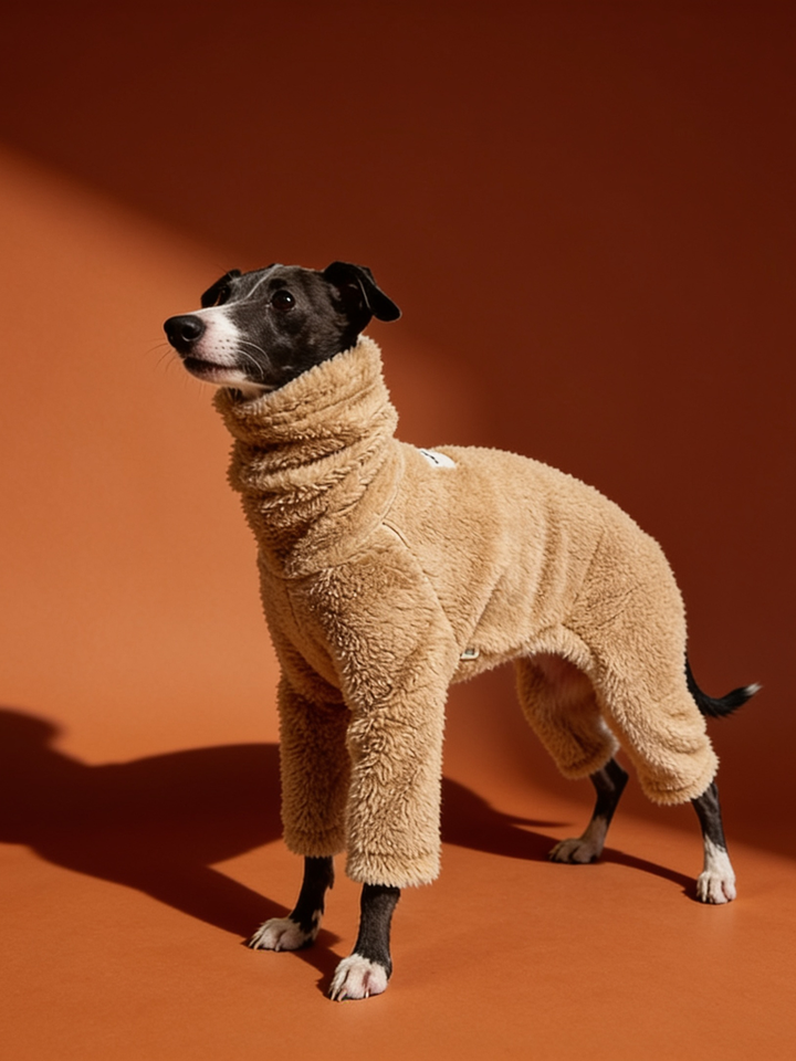 Thick Fleece High Neck Iggy and Whippet Onesies