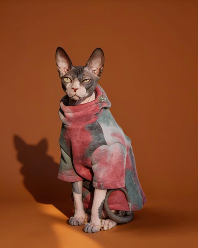 Tie Dye Sphynx Cat Hoodies CityBear