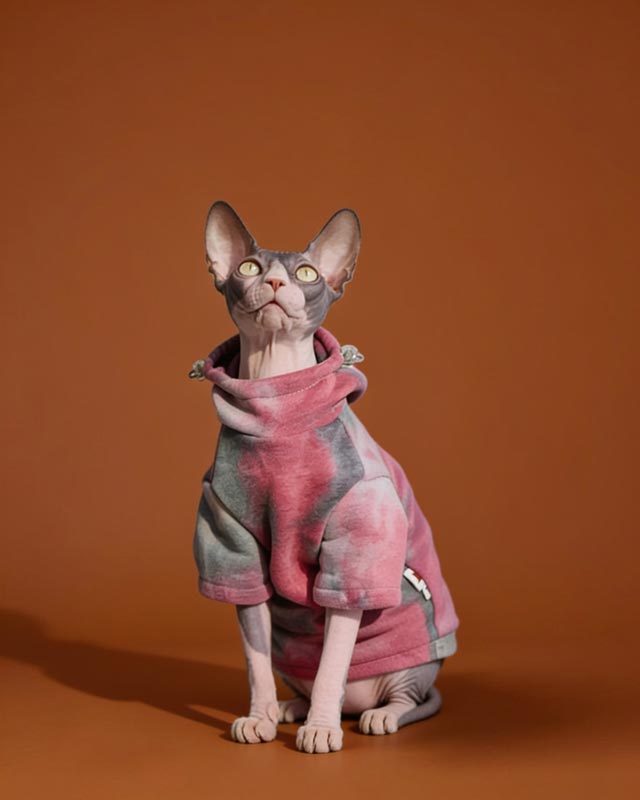 Tie Dye Sphynx Cat Hoodies CityBear