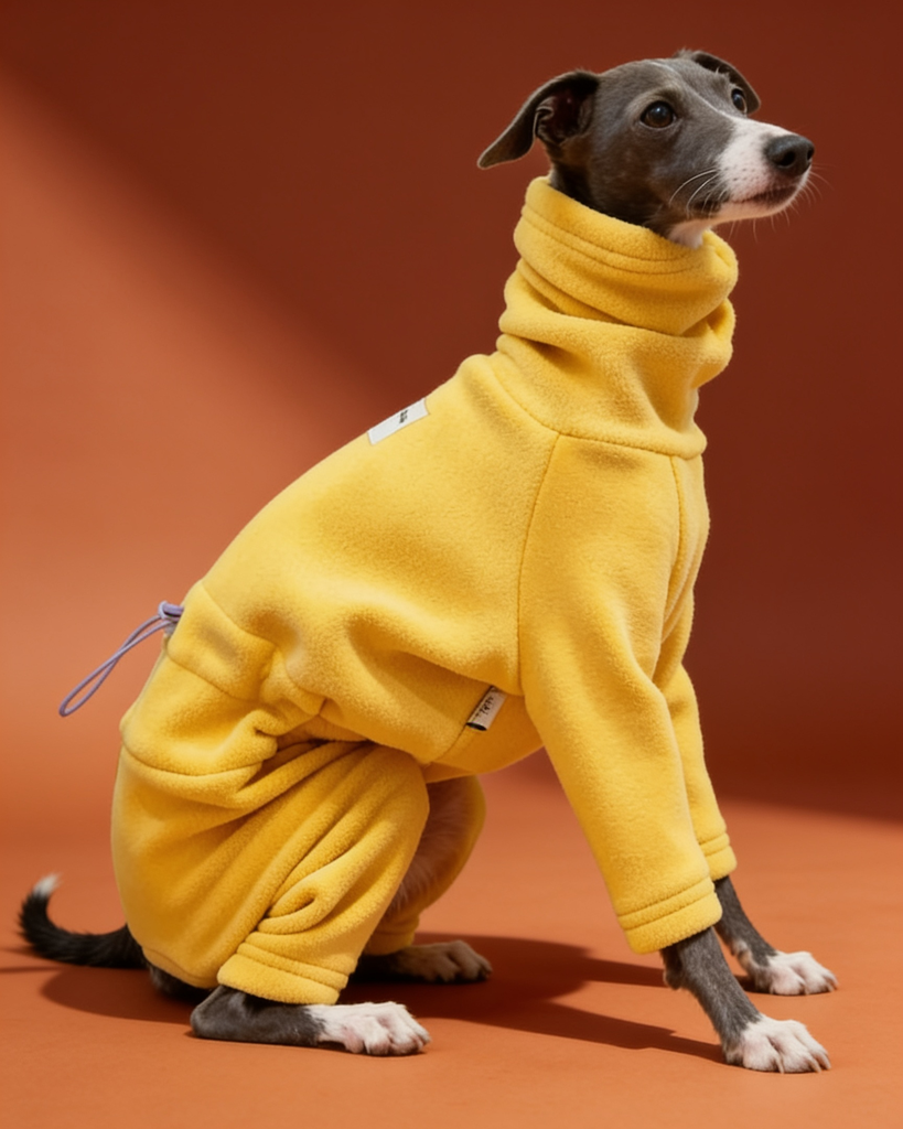 warm-double-sided-fleece-pet-four-legged-onesie-for-italian-greyhound-and-whippet-bedlington-sighthound-clothes - CityBear