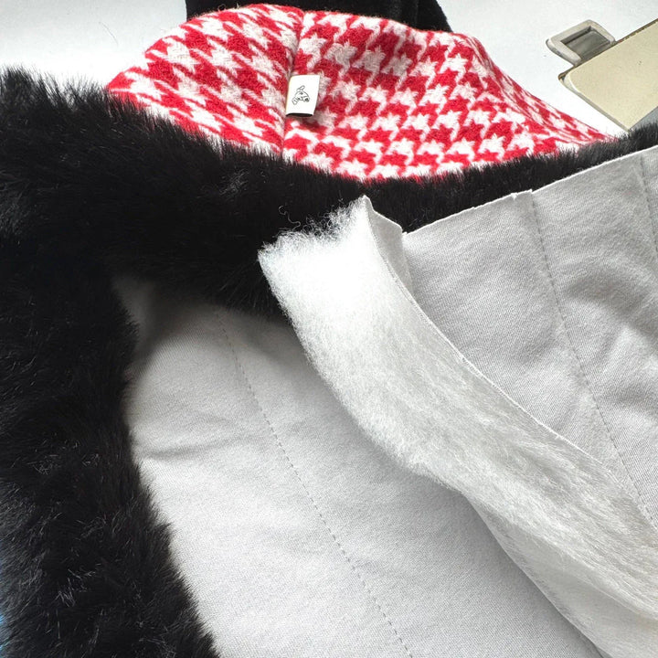 Houndstooth Dog Coat for Italian Greyhounds &amp; Whippets CityBear