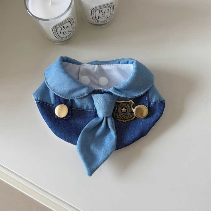 Zootopia Officer Judy Cute Pet Bib Costume