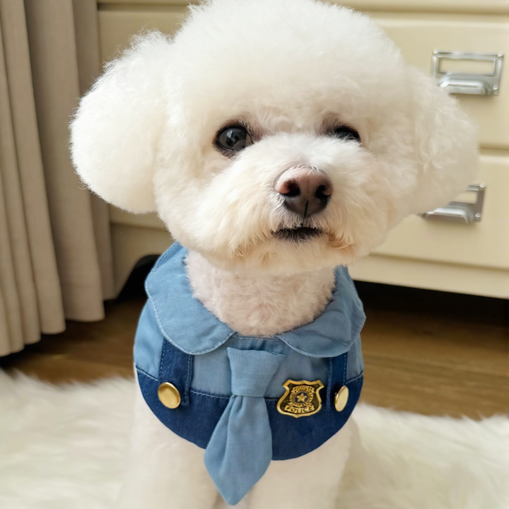 Zootopia Officer Judy Cute Pet Bib Costume