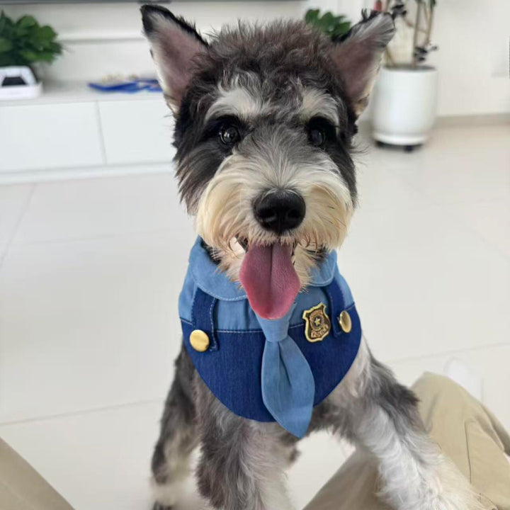 Zootopia Officer Judy Cute Pet Bib Costume