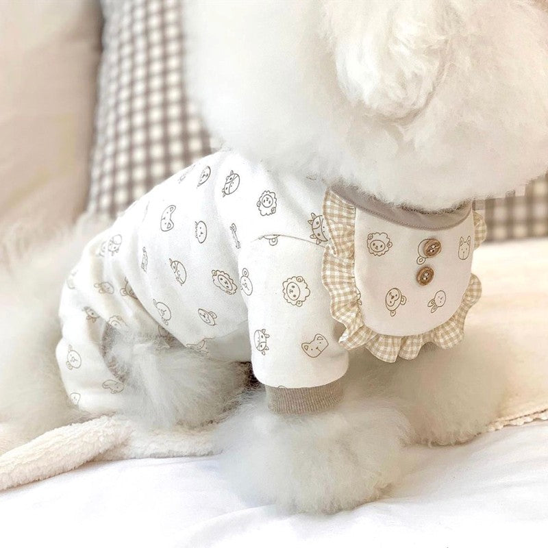 Animals Pet Pajamas Onesies for Small Dogs