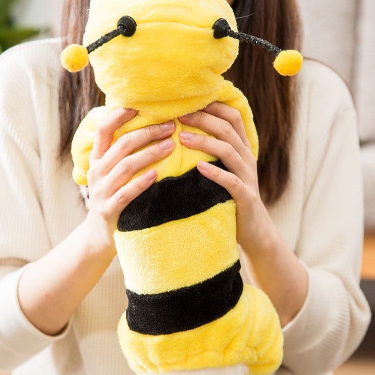 Bee Onesies Pet Costume with Antenna Hood