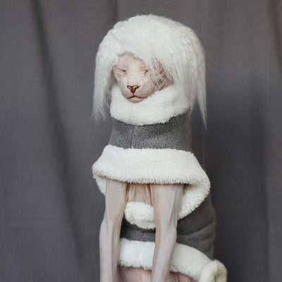 Sphynx Cat Clothes Pet Sweater Cat Winter Coat Warm Pet Sweater Fashionable Cat Shirt Clothes Soft Clothing Pet Apparel Spring Autumn Winter