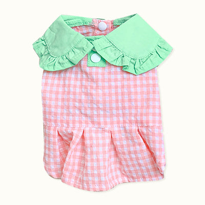 Candy Gingham Dog Dress, Girl Dog Clothes, Puppy Clothes, Cat Clothes, Small Dog Clothes, Cute Dog Dress, Girl Dog Clothes, Dog Lover Gifts