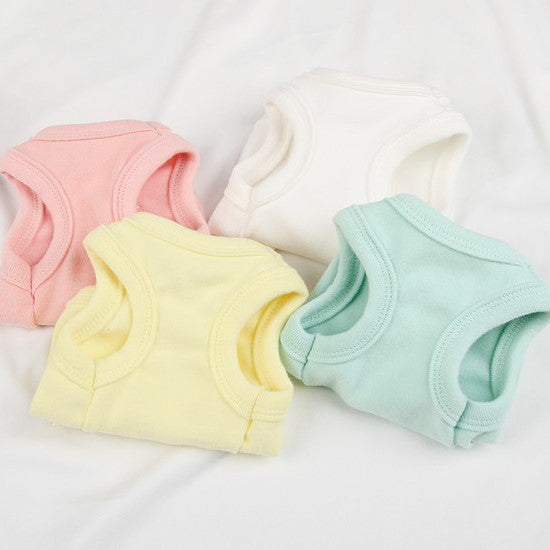 candy pastel sleeveless tank top for small dogs