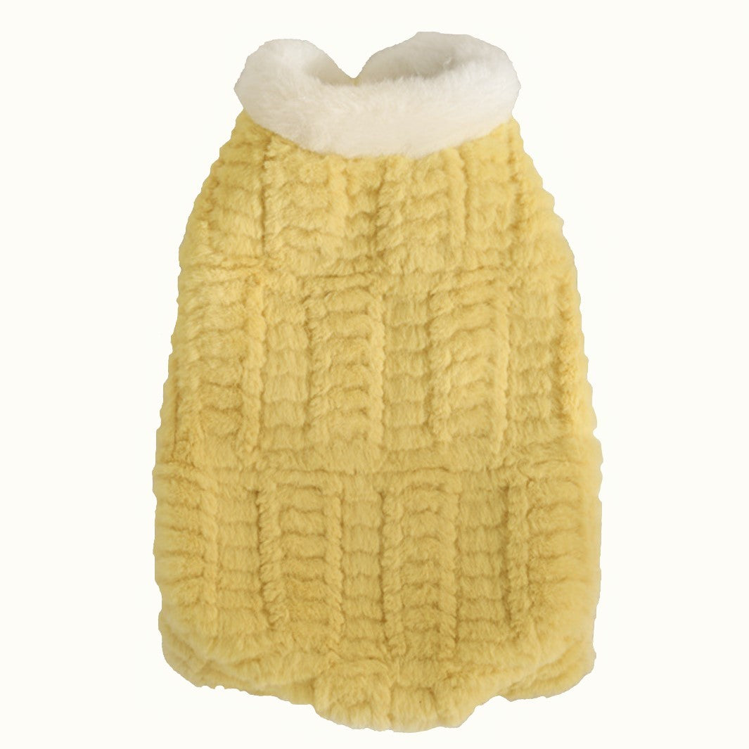 premium faux fur warm coat pet jackets for cats and dogs