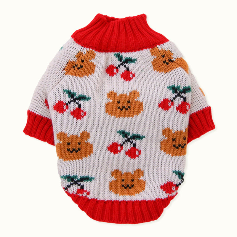 Cute Knitted Sweater for Cat Dog Stylish Pet Clothes Party Knitwear Pet Clothing Warm Outfits for Small Large Dog Cat Puppy Autumn Winter