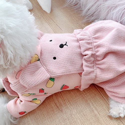 cat and dog bear jumpsuit cute clothes