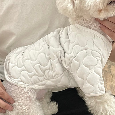 cute puppy essential warm pet sweater cardigan embroidered