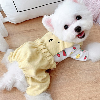 puppy bear jumpsuit cute clothes