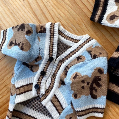 teddy bear sweaters cardigans cat sweaters for cats