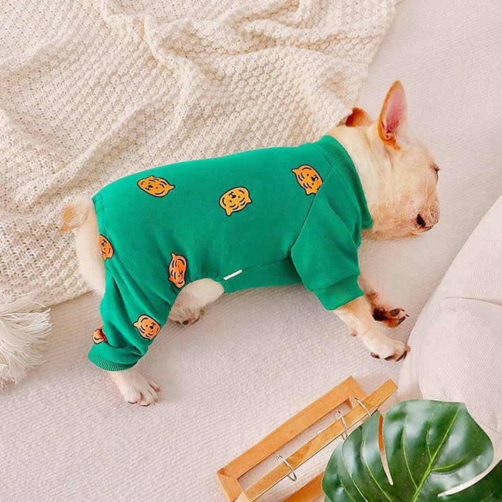 tiger pajamas onesie for large dogs