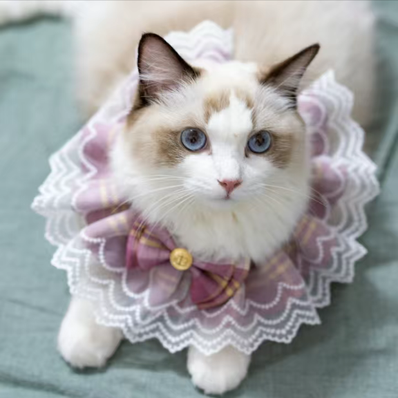 Princess Laced Ribbon Collar