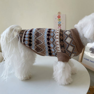 classic knitted sweaters small dog clothes