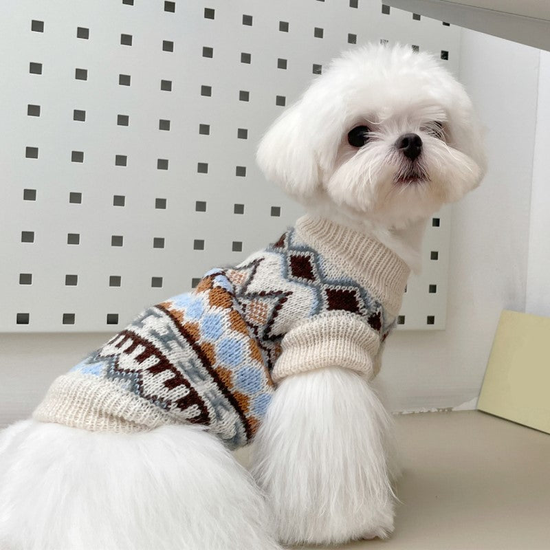 classic knitted warm dog sweaters