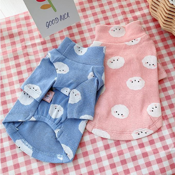 Puppy Jumpsuit Inner Sweater Dog Clothes Puppy Clothes Cat Clothes Four-legged Pet Clothes Bichon Yorkshire Pomeranian Small Dog Fall Winter