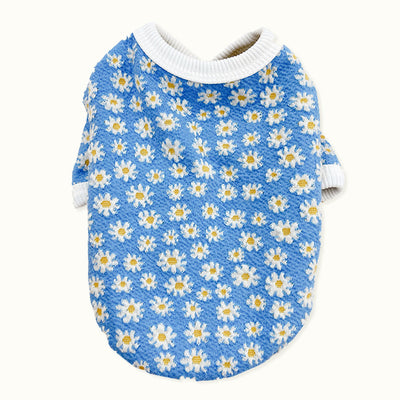 Daisy Button Front Cardigan Dog Sweater Dog Clothes Jacket Puppy Clothes Cat Clothes Pet Clothes Pet Tops Small Dog Clothes for Small Dogs