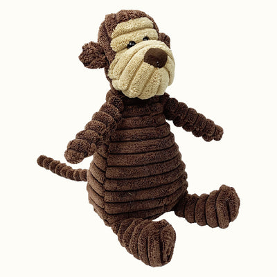 Corduroy Squeaky Animals Plush Toys for Dogs