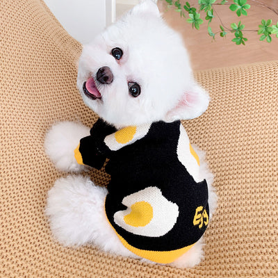 Egg Sweater Cute Dog Clothes