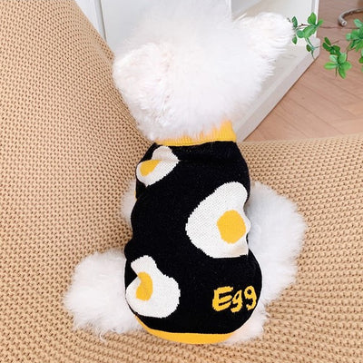 Egg Sweater Warm Pet Clothes