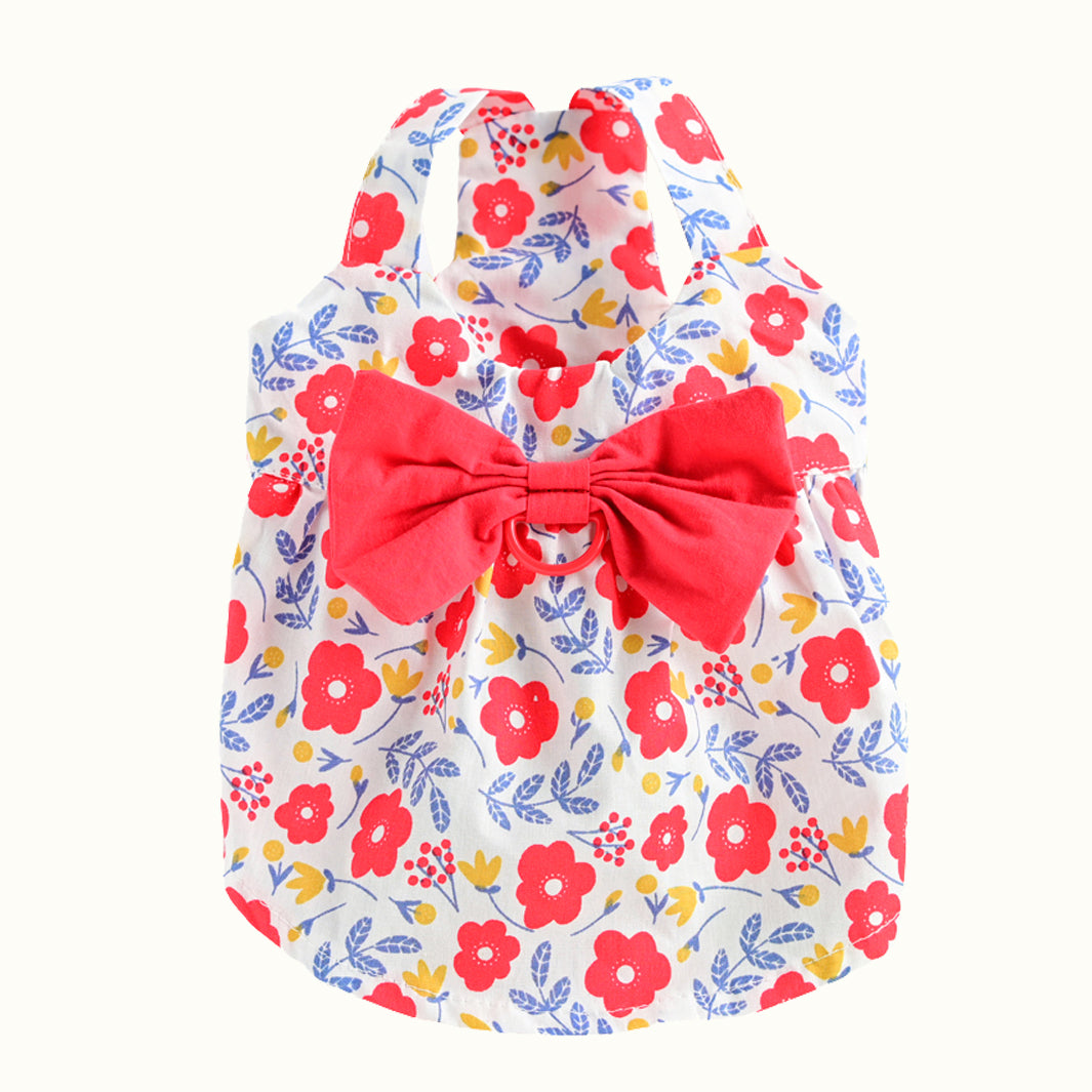 Flower Print Dog Dress, Dog Clothes Girl, Puppy Clothes, Cat Clothes, Small Dog Clothes, Cute Dog Dress, Girl Dog Clothes, Dog Lover Gifts