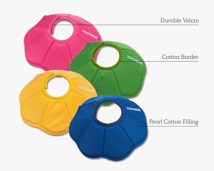 Pet Cat Dog Health Recovery Collar Elizabethan Cotton Filling Collars Protective e-Collar for Cat and Dog Wound Healing Adjustable Pet Cones